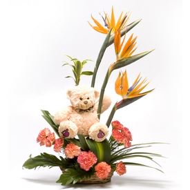 Online Flower Delivery-Basket Bouquet 22