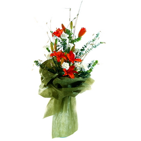 Online Flower Delivery-Fresh Flower Bunch Bouquet