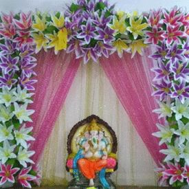 Pooja Decoration, Ganpati Pooja, Durga Pooja, Laxmi Pooja 8