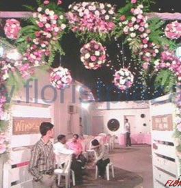 Mandap Decoration with Fresh Flower 10